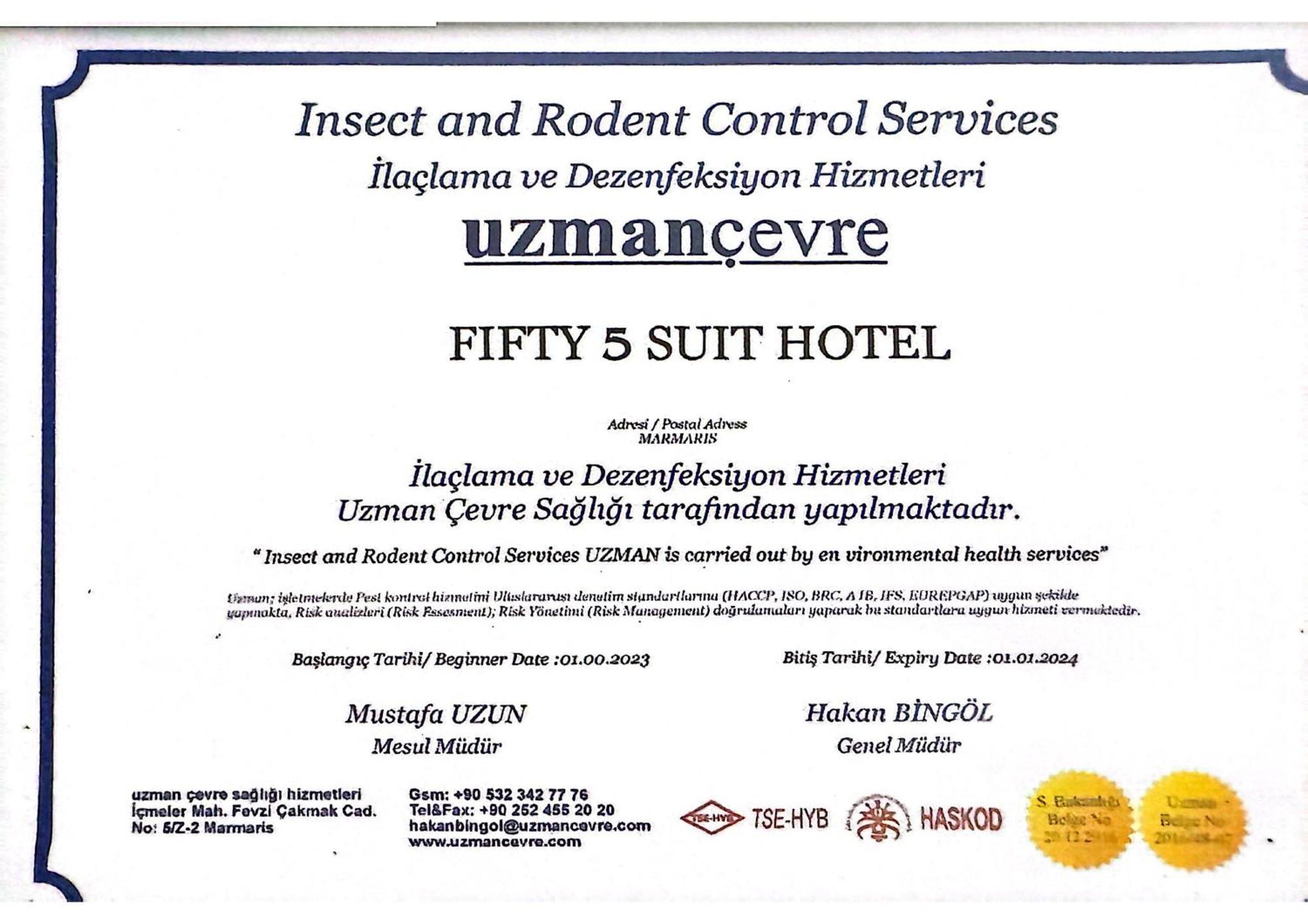 Fifty5 Suite Hotel Marmaris Exteriér fotografie